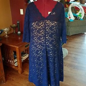 Db navy laced dress